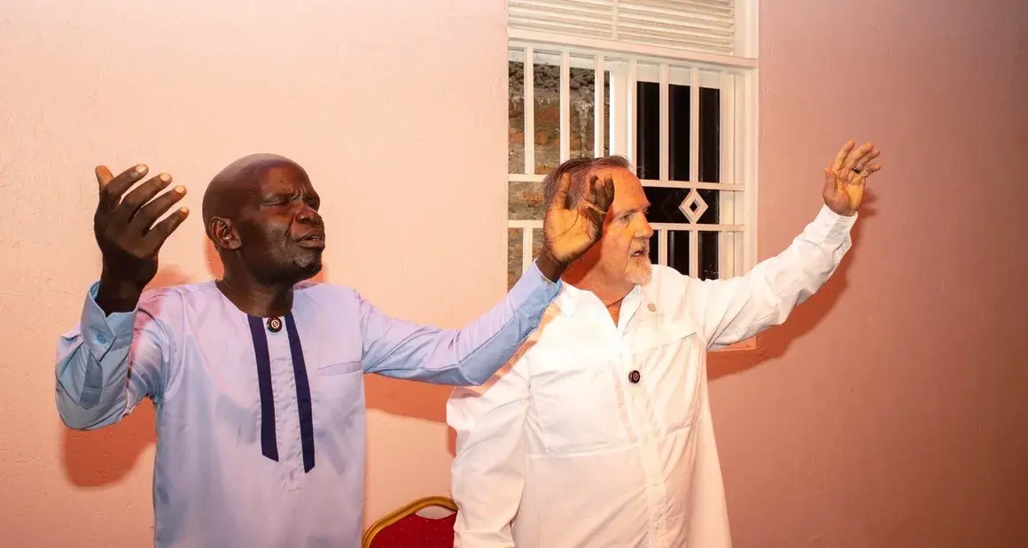 Mark Jeffords and Pastor Musa Ebong